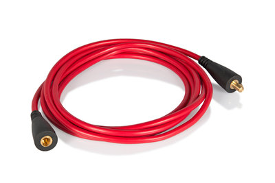 Kabel rood - 3,0m - voor TIG Brush