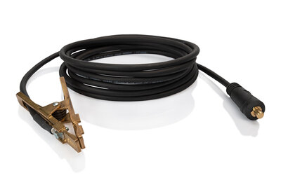 Kabel zwart met aardklem - 3,0m - voor Inoxliner